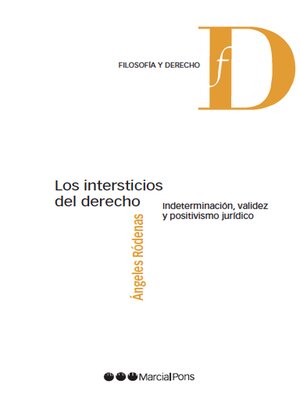 cover image of Los intersticios del derecho